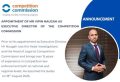 The Competition Commission is pleased to announce the appointment if Mr Vipin Naugah as Executive Director